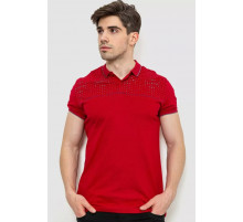 Поло мужское, цвет бордовый, 214R1842