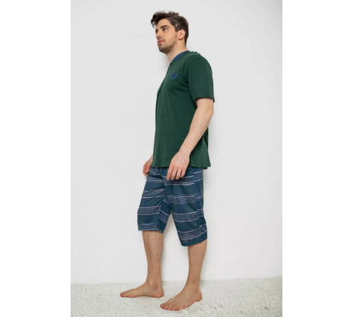 Пижама мужская, цвет зеленый, 243R2007
