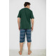 Пижама мужская, цвет зеленый, 243R2007