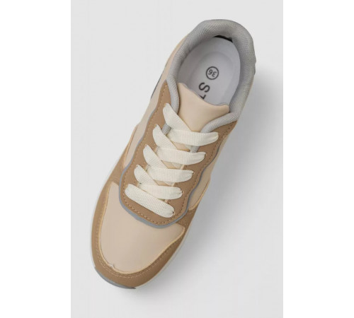 Кросівки жіночі, колір бежево-коричневий, 248RNG06