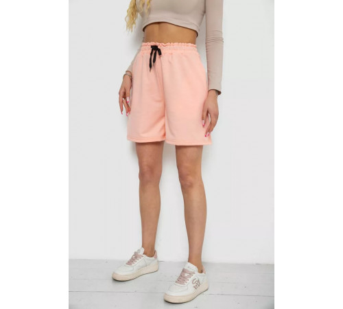 Шорты женские однотонные, цвет персиковый, 238R57907.