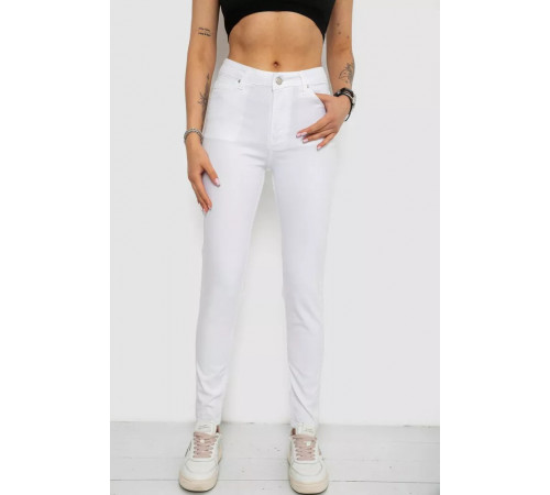 Джинси жіночі Slim Fit, колір білий, 182R1525