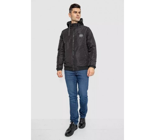 Куртка чоловіча демісезонна двостороння, колір чорно-жовтий, 214R23076 Куртка чоловіча демісезонна двостороння, колір чорно-жовтий, 214R23076
