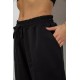 Спортивные брюки женские, цвет черный, 238R347