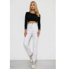 Джинси жіночі стрейч, колір білий, 250R1025