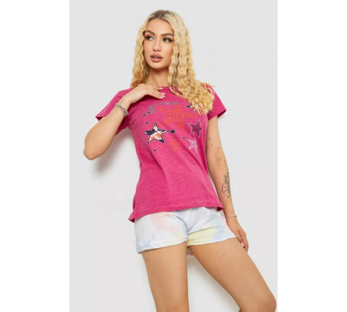 Піжама жіноча, колір малиновий, 243R50582