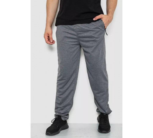 Спорт мужские брюки, цвет серый, 244R41388