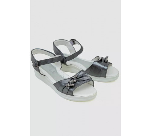 Босоножки детские, цвет темно-серебристый, 243RA6807-4