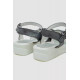 Босоножки детские, цвет темно-серебристый, 243RA6807-4