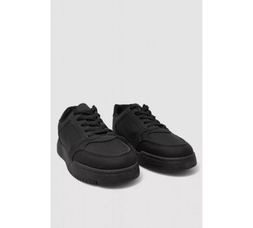 Кеды женские однотонные, цвет черный, 248RAD40