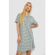 Нічна сорочка в горох, колір сіро-синій, 238R58370