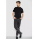 Мужская футболка с принтом, цвет черный, 241R1907