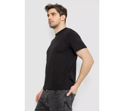 Мужская футболка с принтом, цвет черный, 241R1907