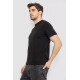 Мужская футболка с принтом, цвет черный, 241R1907