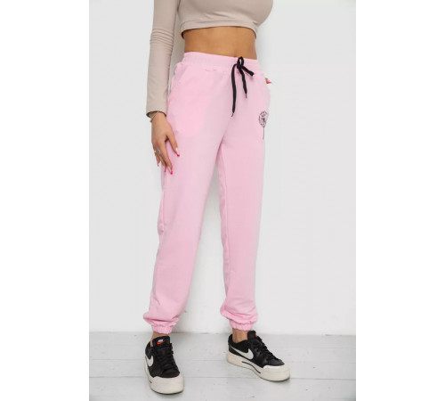 Спортивні штани жіночі, колір рожевий, 238R121