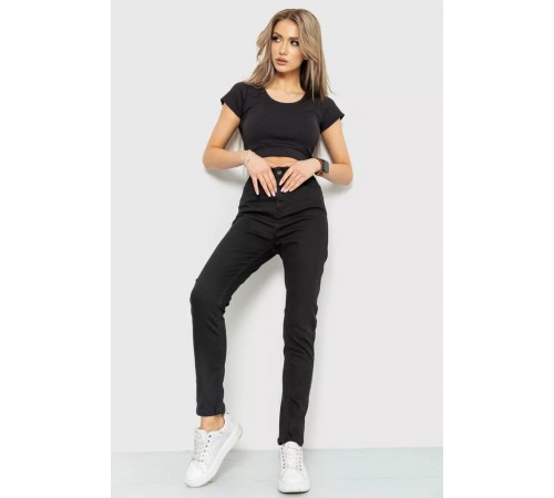 Джинси жіночі skinny, колір чорний, 186R0028 Джинси жіночі skinny, колір чорний, 186R0028