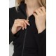 Костюм женский в рубчик, цвет черный, 244R14302