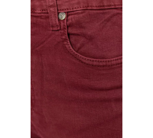 Джинси жіночі, колір бордовий, 164R357