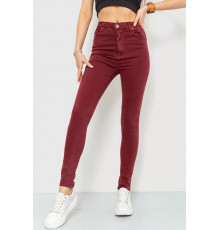 Джинси жіночі, колір бордовий, 164R357