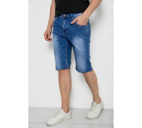 Шорты мужские джинсовые, цвет синий, 244RK7137