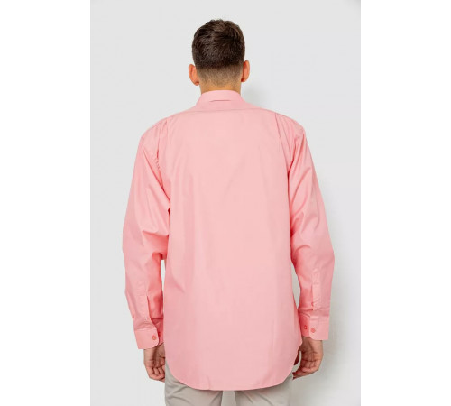 Рубашка мужская классическая, цвет розовый, 244R333