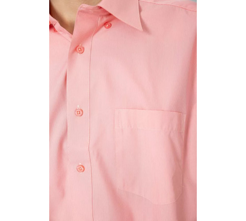 Рубашка мужская классическая, цвет розовый, 244R333