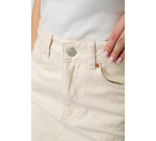 Спідниця жіноча джинсова, колір бежевий, 182R2764