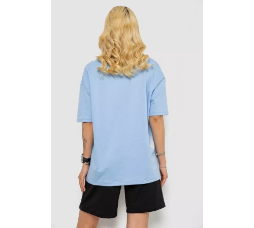 Костюм женский повседневный, цвет голубой, 241R5004-1. Костюм женский повседневный, цвет голубой, 241R5004-1.
