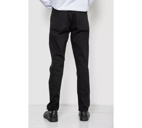 Джинсы мужские средней посадки, цвет черный, 244R8348.