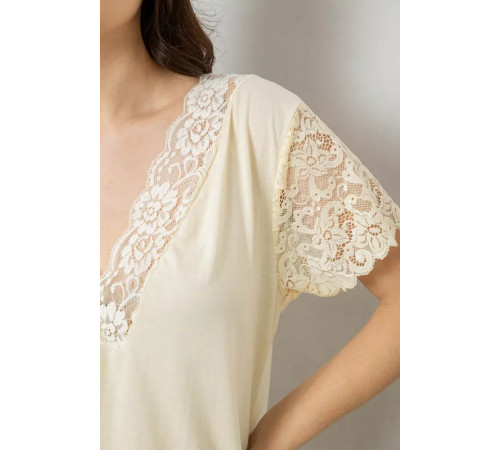 Женская пижама с принтом, цвет желтый, 243R1600-008