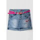 Джинсовые шорты для девочки, цвет темно-голубой, 247R1209