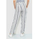 Брюки женские в полоску, цвет молочно-серый, 244R040