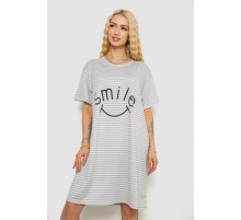 Нічна сорочка, колір сіро-білий, 238R335-3