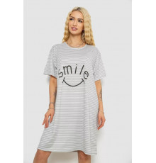 Нічна сорочка, колір сіро-білий, 238R335-3