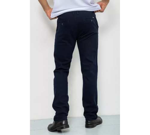Штани чоловічі стрейч, колір темно-синій, 244RF803