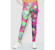 Лосины, цвет розово-салатовый, 172R3109-2