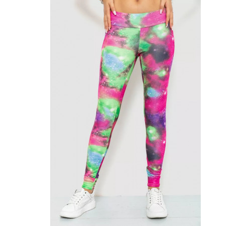 Лосини, колір рожево-салатовий, 172R3109-2