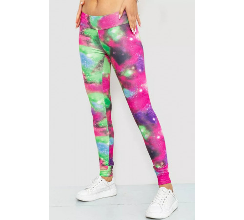 Лосини, колір рожево-салатовий, 172R3109-2