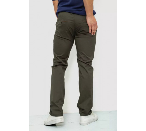 Брюки мужские классические, цвет хаки, 243R6023