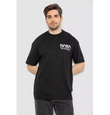 Футболка чоловіча з принтом, колір чорний, 244R2125