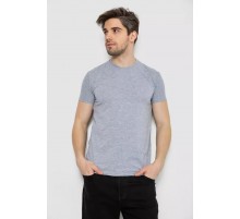 Футболка мужская однотонная базовая, цвет серый, 244R2405