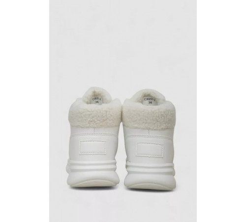 Кросівки жіночі зимові на хутрі, колір білий, 248RCX657