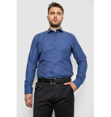 Сорочка чоловіча однотонна, колір синій, 214R817