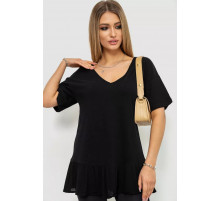 Футболка нарядная, цвет черный, 244R091