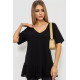 Футболка ошатна, колір чорний, 244R091