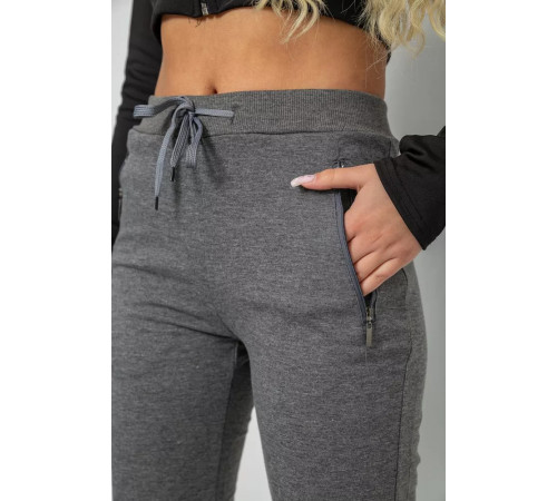 Спортивні штани жіночі, колір сірий, 244R5128