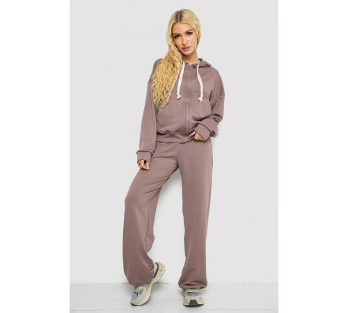 Женский спортивный костюм, цвет мокко, 241R2001-10 Женский спортивный костюм, цвет мокко, 241R2001-10