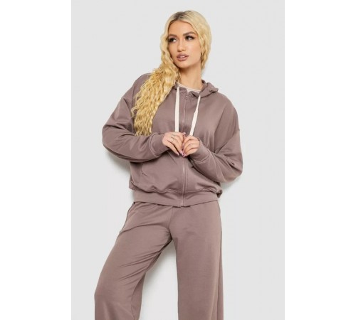 Женский спортивный костюм, цвет мокко, 241R2001-10 Женский спортивный костюм, цвет мокко, 241R2001-10