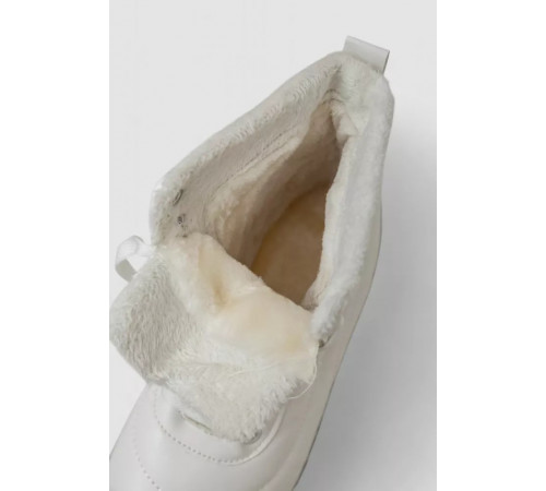 Кроссовки женские зимние на меху, цвет бело-серый, 248RFM12