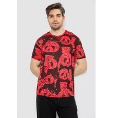 Футболка чоловіча з принтом, колір червоний, 244R6034
